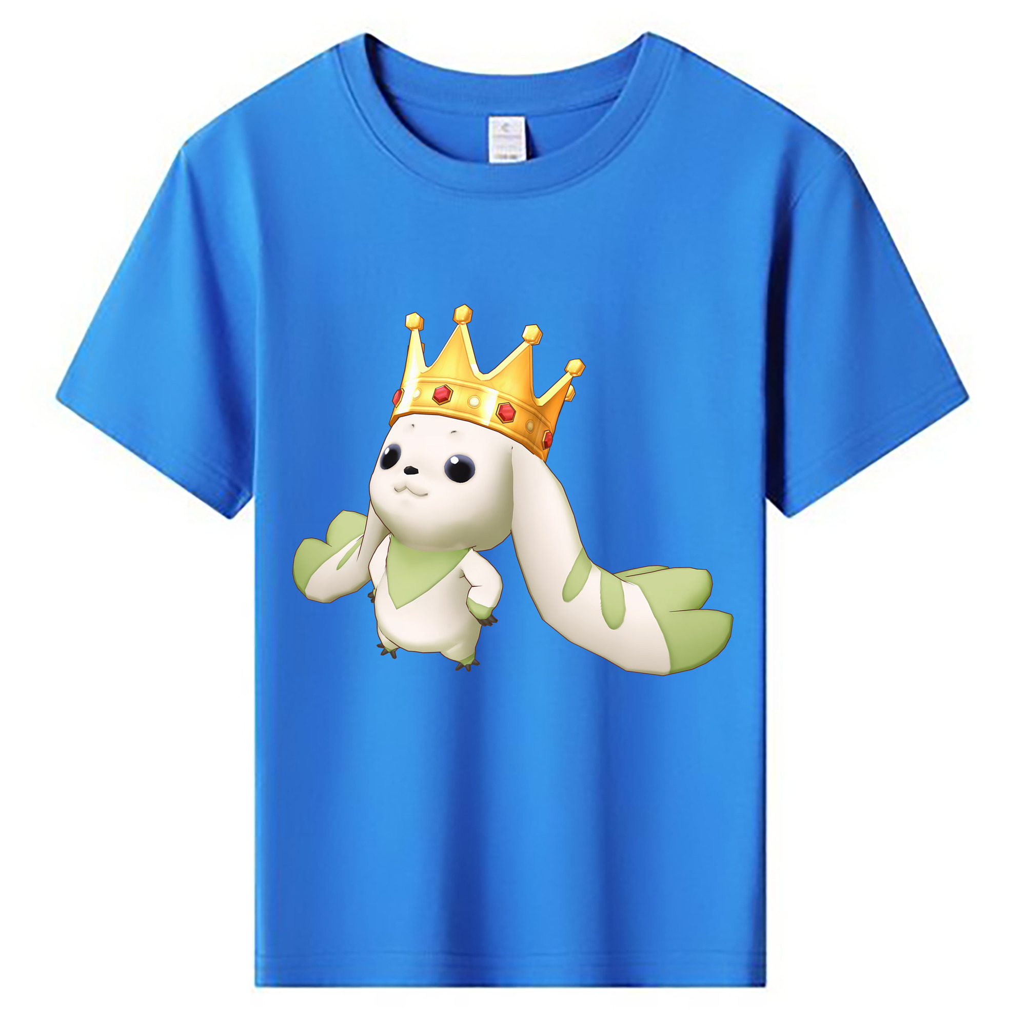 （画像用） Digimon デジタルモンスター/デジモン 綿100％キッズTシャツ（フロントプリント）